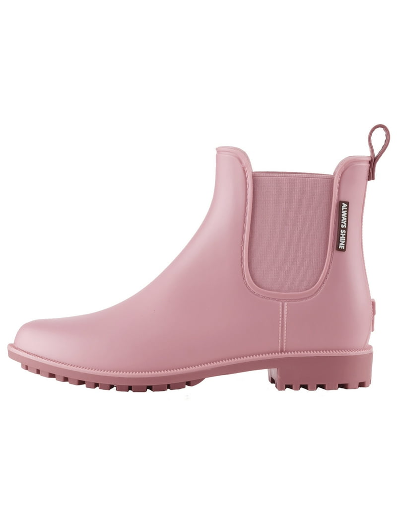 forstene Tilslutte by Planone Short rain boots for women and waterproof garden shoes  anti-slipping chelsea rainboots for ladies with comfortable insoles stylish  light ankle rain shoes and matte outdoor work shoes - Walmart.com