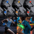 thumbnail image 7 of Ikon Motorsports LED Slap Armband Lights Glow Safety Band Compatible with Night Running 35cm 5 Colors 5pcs, 7 of 7