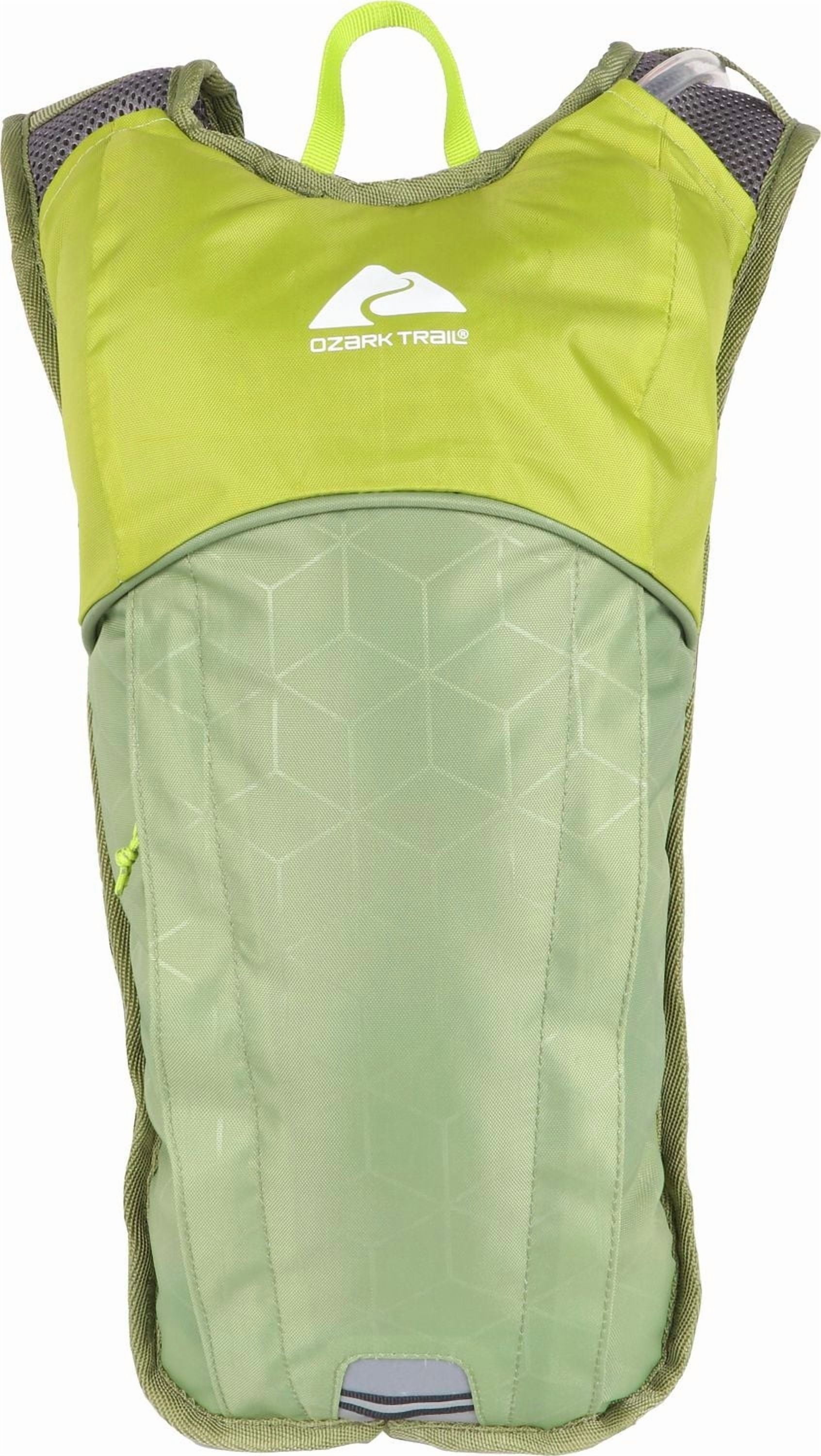 Pack d'hydratation Ozark Trail 4L avec un accent réfléchissant, vert Sac-gourde de 4 litres