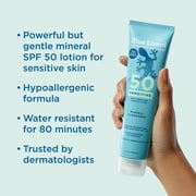 Blue Lizard Sensitive Mineral SPF 50 Sunscreen Lotion, 5 fl oz