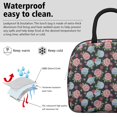 thumbnail image 3 of Womens Pioneer Flower Floral Print Pattern Lunch Box for Work,Insulated Lunch Bag for Women,Loncheras Para Mujer,Leakproof Adult Lunch Bag for Work,Beach,Travel,Picnic,Camping, 3 of 6