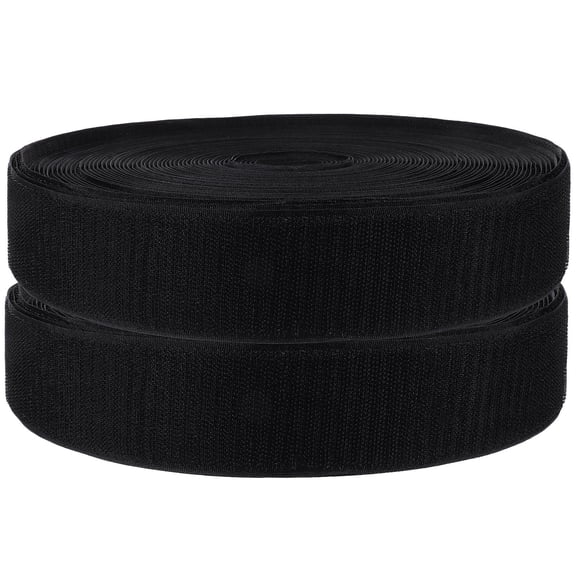 WRITWAA Versatile Black Fabric Tape Hook and Loop for Bags and DIY Projects