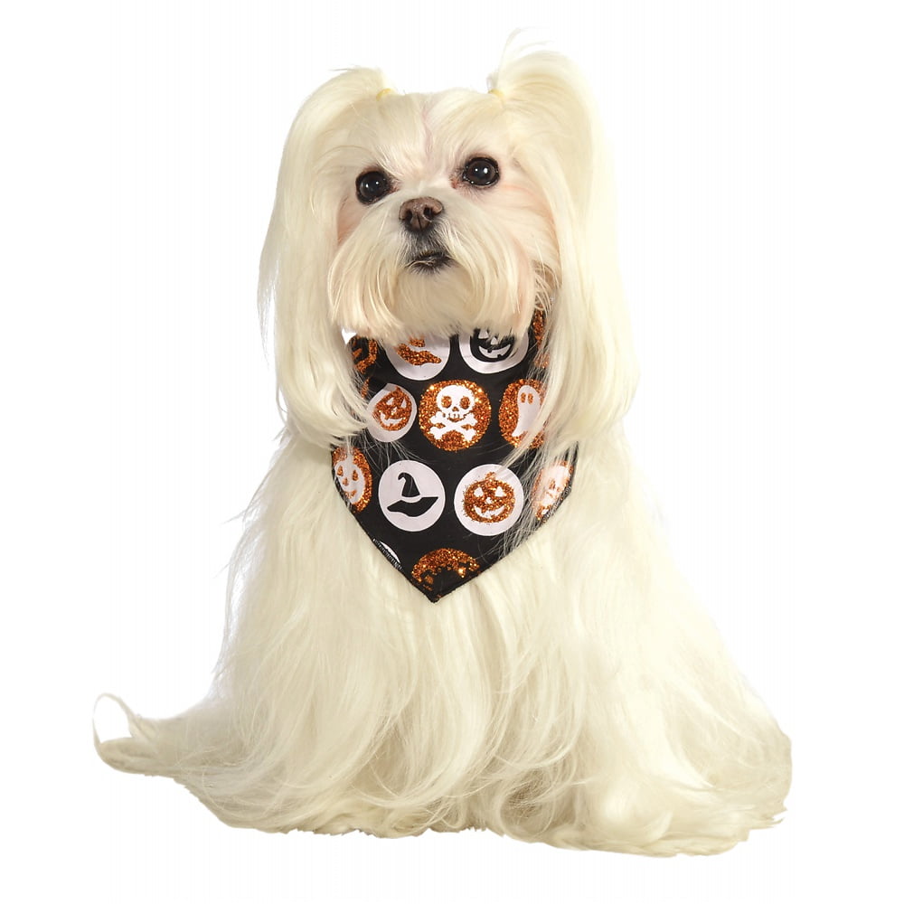 Halloween bandana dog bandana pet bandana trick or treat dog costume/ scary Halloween Our Trick OR Treat Bandana spooky