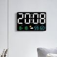 thumbnail image 2 of Reloj multifuncional Injueey con soportes ocultos luz blanca, 2 of 6