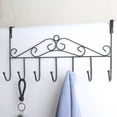 thumbnail image 3 of Dragonus Over The Door Hanger Rack Decorative Metal Door Hooks Hanger Holder For Home Office Kitchen Use Coat Hook Rack, 3 of 5
