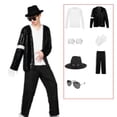 thumbnail image 2 of Michael Jackson disfraz Cosplay estrella de baile Halloween carnaval superestrella cantante fiesta niños 80s 90s Hip Hop trajes de escenario, 2 of 2