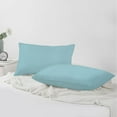 thumbnail image 4 of A1HC Hypoallergenic Down Alternative Pillow Inserts, 12x20 in, Rectangular, Pack of 2, Light Blue, 4 of 7