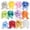 Pastels 24, variant on Current Pastel Birthday Pull Bows - 5" Pull Bows - Set of 24, 12 Colors, Tie-On Ribbon, Easy Storage, Gift Wrapping