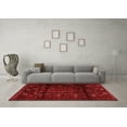 thumbnail image 3 of Ahgly Company Indoor Square Persian Red Traditional Area Rugs, 5' Square, 3 of 4