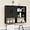 Black, variant on Wooden Bathroom Organizers, Over The Toilet Storage Cabinet with 2 Doors, Adjustable Shelves & Towel Bar, Wall Mounted Medicine Cabinet for Kitchen & Laundry, Espresso