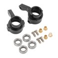thumbnail image 2 of Coupe de Direction de RC, Haute Résistance RC 1/16 Voiture Direction Tasse 2pcs pour 1/16 RC Voiture Noir, 2 of 8