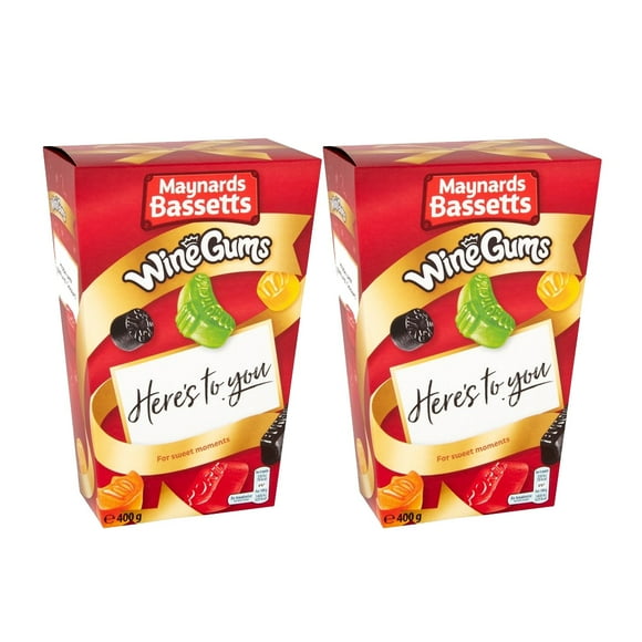Maynards Bassetts Wine Gums Carton 350g (2 pack)