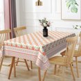 thumbnail image 2 of Nanqianyi Vintage Pink Floral Tablecloth,60x70 Inch Rectangle Stain Resistant Table Cover for Kitchen Dining Room Decor, 2 of 7