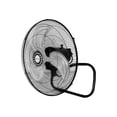 thumbnail image 4 of Ventilador 3 en 1 de Pedestal, Piso y Pared, de 18 Pulgadas, Aspas de Metal con 3 Velocidades y Perilla Ajustable de Altura, Base Redonda en Color Negro., 4 of 5