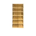 thumbnail image 5 of TOYTEXX Foldable 6-Tier Shoe Cabinet, 104 cm Stackable Organizer for Closet, 5 of 5