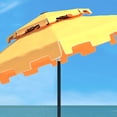 thumbnail image 5 of SAFAVIEH Zimmerman 9' Market Double Top Patio Umbrella, Yellow/White, 5 of 6