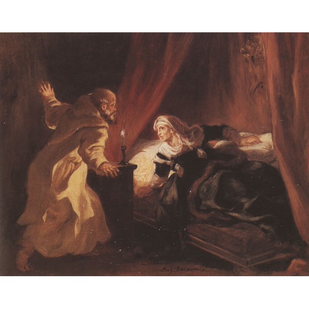Canvas Print Delacroix Eugaƒae A A Ne Ferdinand Victor Queen Christina And Sentinelli Stretched Canvas 10 X 14 Walmart Com Walmart Com