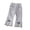 Gray, variant on Esaierr Kids Baby Girls Flare Pants Leggings Toddler Solid Ruffle Bell Bottoms Spring Fall Outfits Slit Casual Trousers for 6 Months - 6 Years