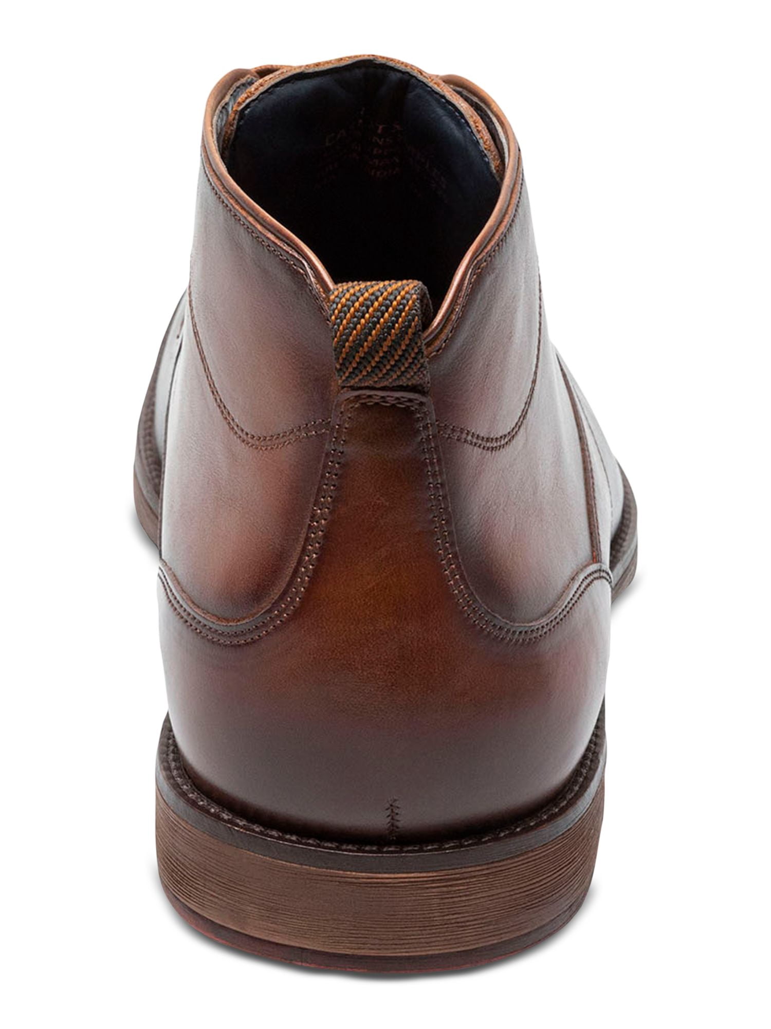 Stacy Adams Men\'s Rafferty Brown Leather Lace-Up Boots Business Casual Size 11 STACY ADAMS Mens Brown Cushioned Rafferty Almond Toe Lace-Up  main image 3
