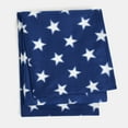thumbnail image 4 of Dreamscene Flannel Fleece Stars Throw Blanket Super Sof for Kids, Sofa, Travel - 50" x 60" - Super Warm Blanket Navy Blue, 4 of 9