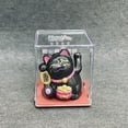 thumbnail image 3 of Yesbay Welcome Lucky Cat Figurine Shaking Hand Plastic Chinese Style Light Energy Fortune Cat Statue for Desktop, 3 of 8