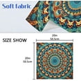 thumbnail image 7 of Coolnut Mandala Pattern Cloth Napkins Set of 6,20x20 Inches Napkins Cloth Washable Reusable Soft for Dinner,Wedding,Parties,Home Dinner,Tableative Decor Gift, 7 of 7