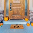 thumbnail image 7 of Elainilye Fall Doormat, 16x24 Inch Non-Slip Indoor Outdoor Welcome Mat with Pumpkin Leaves Pattern, Coir Front Door Rug for Autumn Thanksgiving Home Kitchen Decor​​, B, 7 of 7