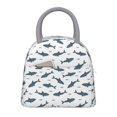 thumbnail image 1 of Disketp Cute Shark Bolsa Térmica para Almuerzo, Lonchera con Abertura Amplia y Gran Capacidad, Organizador Reutilizable para Mujeres, Hombres y Adultos, 1 of 6