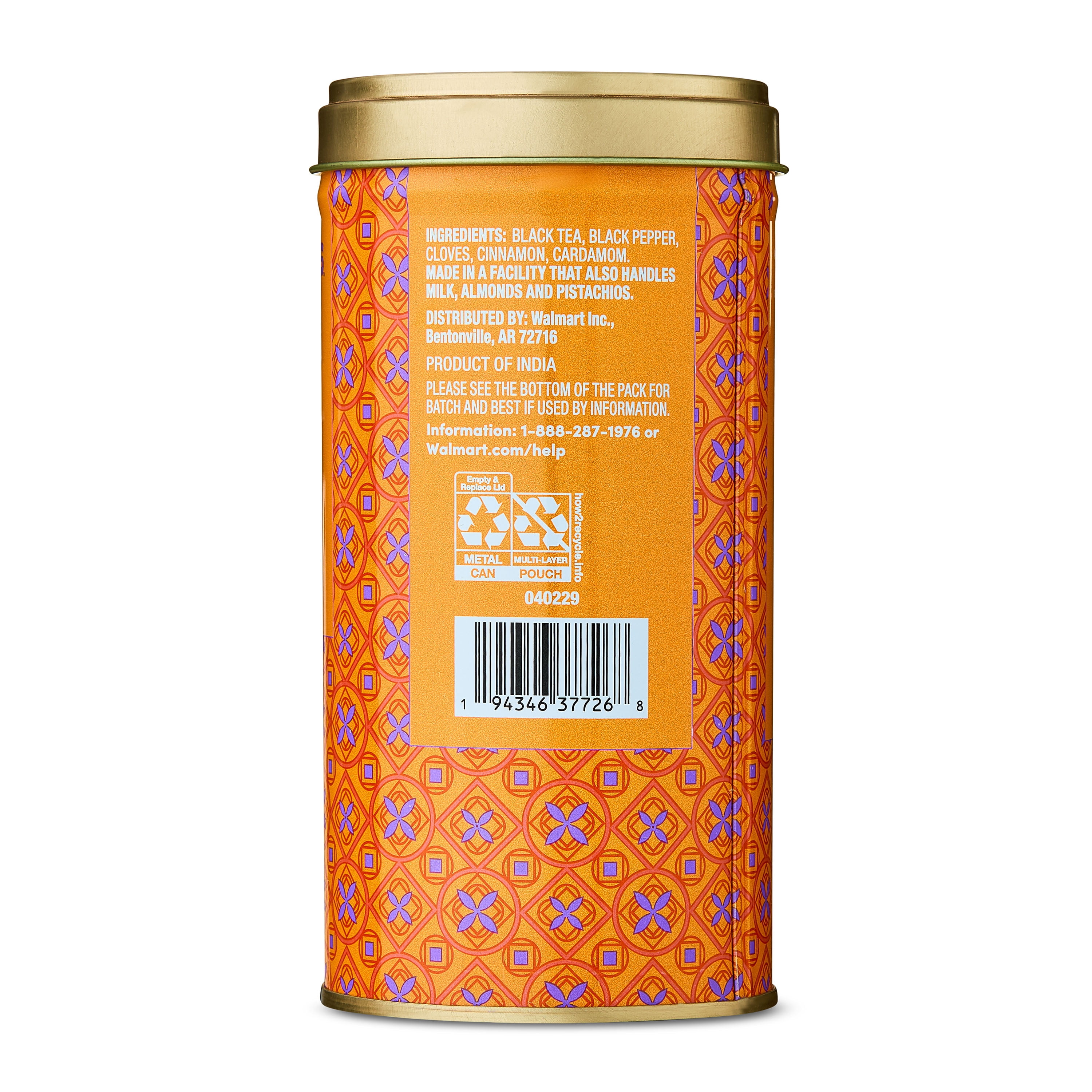 (6 pack) bettergoods Original Chai Loose Leaf Black Tea, 3.53 oz