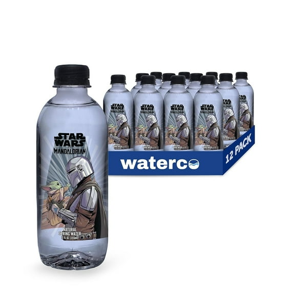 Star Wars Mandalorian PET Spring Water Bottle, Bottled Water, 12 x 355 ml