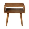 thumbnail image 3 of Boraam Alborg Rubberwood Square End Table - Rich Walnut Finish, 3 of 6