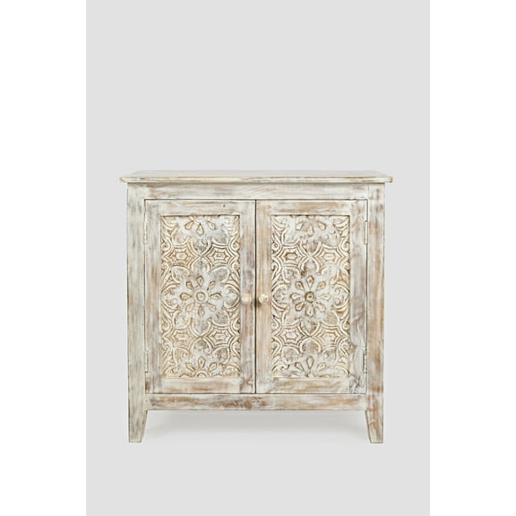 Jofran Global Archive Hand Carved 32" Accent Chest