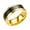 Gold, variant on HOARBOEG Intelligent Temperature Stainless Steel Ring Couple's Color Changing Mood Unisex Finger Rings Valentine's Day Creative Rings