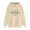 #068-Khaki, variant on Ounisa Womens Hoodies Fall Long Sleeve Drawstring Pullover Tops with Pockets Fashion Loose Casual Heart Graphic Sweatshirt