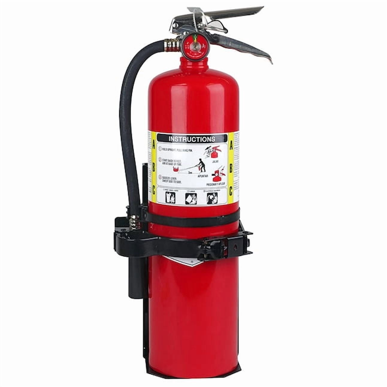 Amerex B456 10lb ABC Dry Chemical Fire Extinguisher w/ Heavy Duty Vehicle Bracket - 2pk