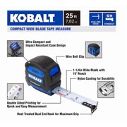 Kobalt Compact 25-ft Tape Measure