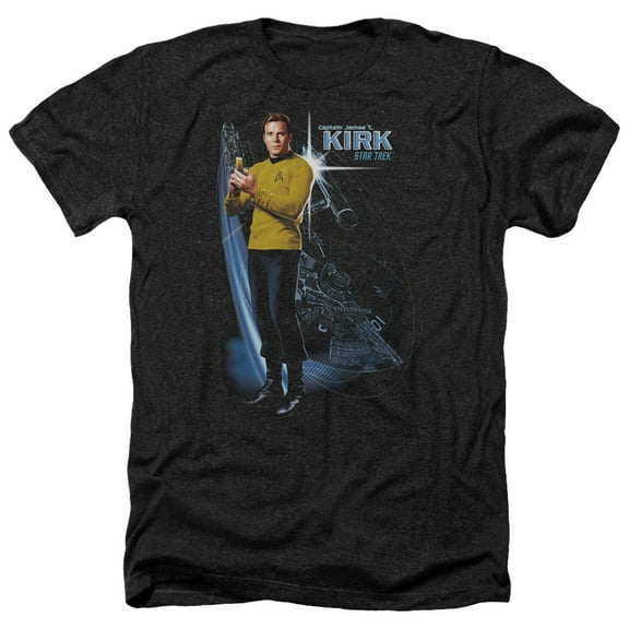Star Trek - Galactic Kirk - Heather Short Sleeve Shirt - Medium