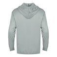 thumbnail image 2 of Raenseen Men's Hiking Shirts UPF 50+ UV Sun Protection Long Sleeve Zipper Hoodie Jacket Outdoor Grey 3XL, 2 of 8