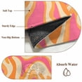 thumbnail image 6 of 5'x8' Area Rugs, Pink Orange Indoor Outdoor Area Rug for Living Room Bedroom, Art Abstract Modern Geometric Washable Bathroom Rugs Kitchen Floor Carpet Mats Home Decor Aesthetic, 6 of 8