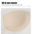 thumbnail image 6 of qafoshin Solid Color Sport Bras for Women Breathable Stretch Comfy Wirefree Workout Bras High Support Pad Mesh Racerback Bras, 6 of 7