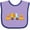 Lavender and Purple, variant on Inktastic Cement Mixer Construction Boys Baby Bib