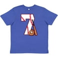 thumbnail image 3 of Inktastic Baseball Seventh Birthday Seven Years Old Youth T-Shirt, 3 of 5