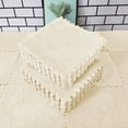 thumbnail image 4 of PATLOLLAV 1 Pcs Interlocking Carpet Shaggy Soft Foam Mats Fluffy Area Rugs Protective Floor Tiles Exercise Play Mat for Children Kids Room Home Parlor Bedroom, 4 of 6