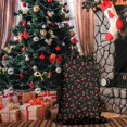 thumbnail image 5 of Christmas Bags Drawstring,Black Christmas Cherry Pattern Large Xmas Christmas Gift Bags,Reusable for Xmas and New Year Party Favors and Supplies,27.6" X 19.7", 5 of 6