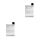 thumbnail image 1 of Bewildely Botella de agua Taza para beber Diseño especial transparente Accesorios para el hogar de gran capacidad Botellas planas Contenedor de Transparente 420ML 2piezas, 1 of 6