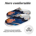 thumbnail image 6 of Fotbe Colorful Sushi Food Art Pattern Women's Fuzzy Curly Fur Memory Foam Loafer Slippers Indoor Outdoor Slippers Winter Home Shoes-46/47, 6 of 7