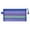 Blue, variant on Dademeo High Density Mesh Pencil Case, Macaron Rainbow Stripe Zipper Pouch for Office Travel Makeup Brushes Cosmetic Storage