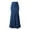 Blue*, variant on RUTAYY Women's Skirt Solid Color A-Line Pleated Zipper Comfortable Breathable Party Wear Elegant Holiday Maxi Skirt