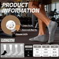 thumbnail image 3 of Mqamex Athletic Ankle Socks Mens, Cushioned Cotton Short Socks,6 Pairs Sizes 6.5-12.5, 3 of 7