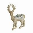 thumbnail image 2 of Christmas Table Gold Sequin Reindeer Wedding Valentine's Day Table Decoration Mini Resin Elk Figurine Christmas New Year Holiday Decoration, 2 of 3